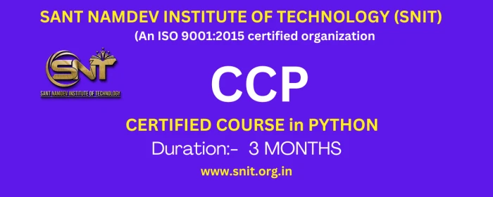 Course - CERTIFIED COURSE in PYTHON