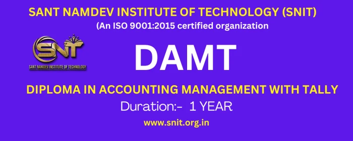 Course - DIPLOMA IN ACCOUNTING MANAGEMENT WITH TALLY