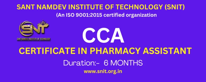 Course - CERTIFICATE IN PHARMACY ASSISTANT