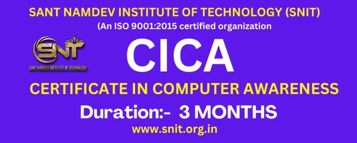 Course - CERTIFICATE IN COMPUTER AWARENESS