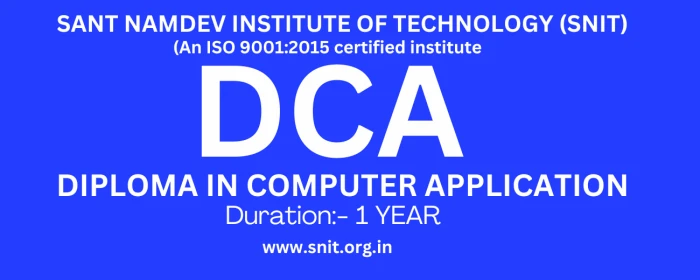 Course - DIPLOMA IN COMPUTER APPLICATION