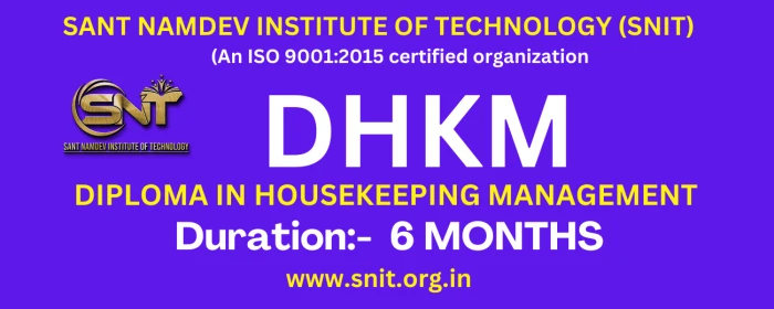 Course - DIPLOMA IN HOUSEKEEPING MANAGEMENT