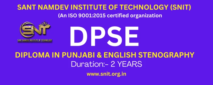 Course - DIPLOMA IN PUNJABI & ENGLISH STENOGRAPHY