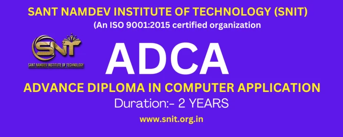 Course - ADVANCE DIPLOMA IN COMPUTER APPLICATION