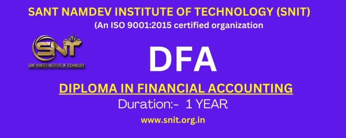 Course - DIPLOMA IN FINANCIAL ACCOUNTING