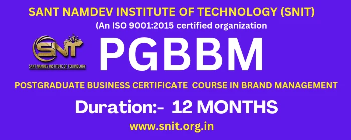 Course - POSTGRADUATE BUSINESS CERTIFICATE  COURSE IN BRAND MANAGEMENT