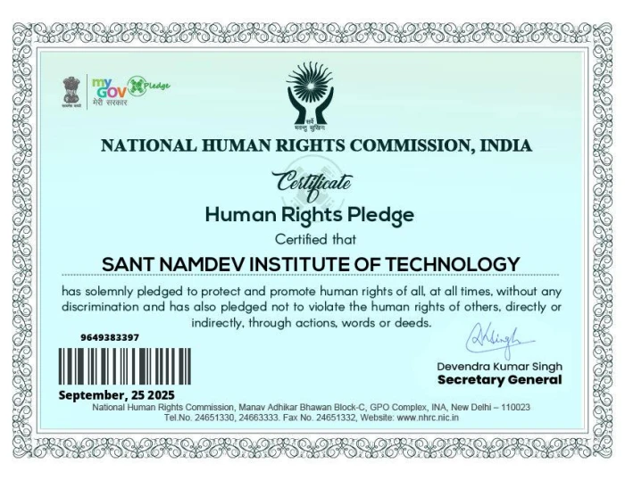 Gallery SANT NAMDEV INSTITUTE OF TECHNOLOGY